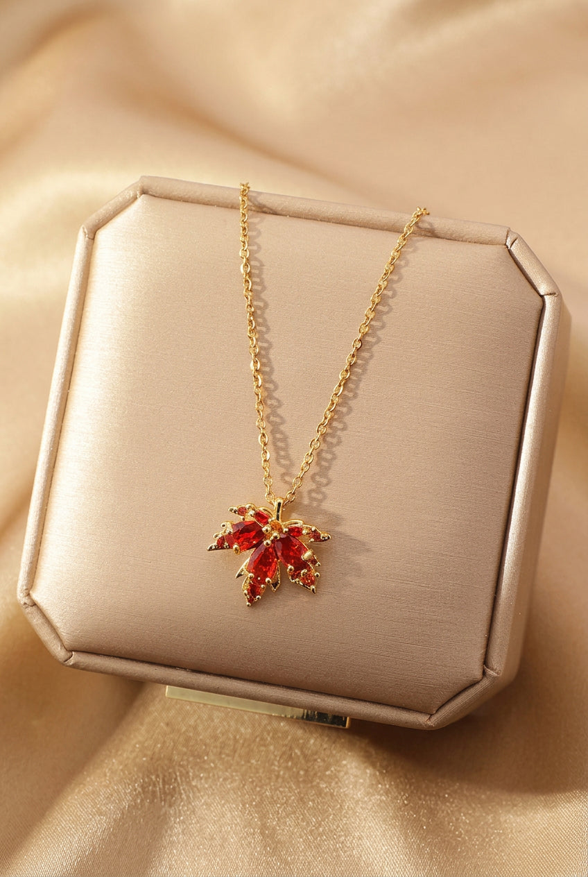 Collier Feuille d'Érable