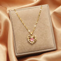 Collier Cœur Entrelacé